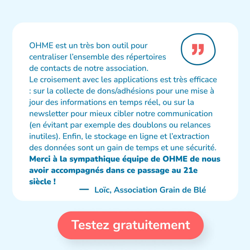 témoignage d'une asso : sur comment OHME a accompagné son passage au 21ème siècle